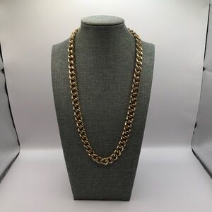 Gold-tone Cuban link Necklace